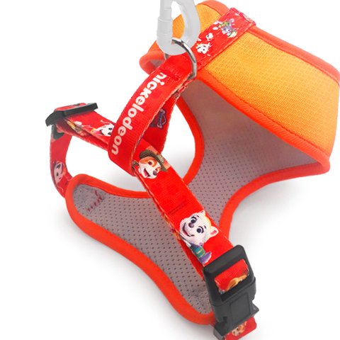 Coleira Roupinha Colete Peitoral Patrulha Canina para Cachorro Chalesco Paw Patrol Laranja - G