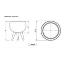 Ver imagem 3 de Vaso Redondo 39cm Decore Japi