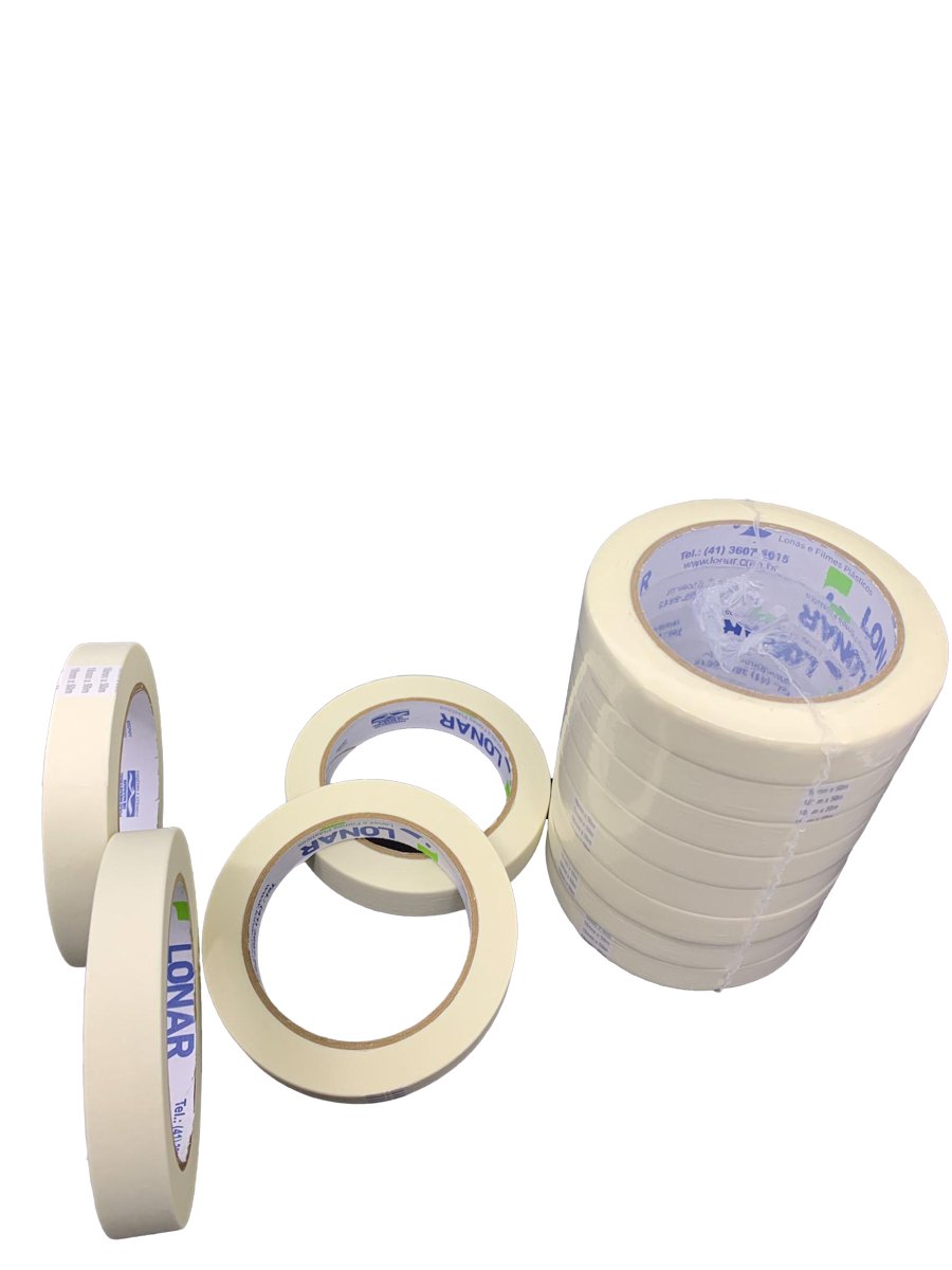 8 Rolos de Fita Crepe 18mm x 50m - 3