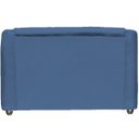 Ver imagem 5 de Kit Namoradeira + 4 Poltronas Decorativas para Sala Mila Suede Cores Pé de Plastico Cromado