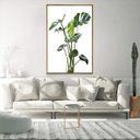 Ver imagem 3 de Quadro Decorativo Costela de Adão Tela Vertical Com Moldura e Sem Vidro 80X120