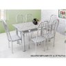 Pés De Mesa Base Para Mesa De Jantar Cromada 1,50 Casa Cozinha Ql Cromado - 6