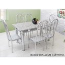 Ver imagem 6 de Pés De Mesa Base Para Mesa De Jantar Cromada 1,50 Casa Cozinha Ql Cromado