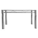 Ver imagem 3 de Pés De Mesa Base Para Mesa De Jantar Cromada 1,50 Casa Cozinha Ql Cromado