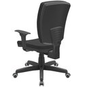 Ver mais imagens de Kit 03 Cadeiras de Escritório Diretor Office Giratória Preto Alta Flexi P03 Poliéster Preto - Lyam L