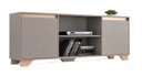Ver mais imagens de Rack com Painel para TV até 50 Polegadas 160CMX181CM Conjunto Sala de Estar 2 Portas Benevello
