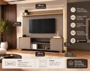 Ver imagem 6 de Rack com Painel para TV até 50 Polegadas 160CMX181CM Conjunto Sala de Estar 2 Portas Benevello