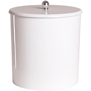 Lixeira para Banheiro Branca 6,2l (20cm X 20xm)