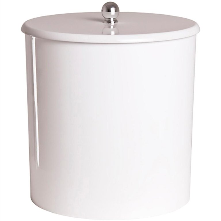 Lixeira para Banheiro Branca 6,2l (20cm X 20xm) Lixeira para Banheiro Branca 6,2l (20cm X 20xm)