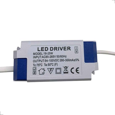 Reator Driver Led 18-25w 300ma Bivolt:18-25w