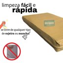 Ver imagem 5 de Capa Impermeável para Colchão Casal Feita em Napa Hospitalar 138x188x24cm - Bege