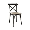 Ver imagem 4 de Mesa Jantar Redonda Branca Elen 110cm Hairpin com 4 Cadeiras Katrina Preta