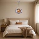 Ver imagem 3 de Lustre Pendente Valencia Moderno Cristal Bacia 40cm Bivolt G9 Sala de Jantar, Quarto.:âmbar/110v /22