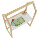 Ver imagem 4 de Mesinha Infantil Escrivaninha Desenho Madeira Montessori Regulável Tina Natural Branco Idimex