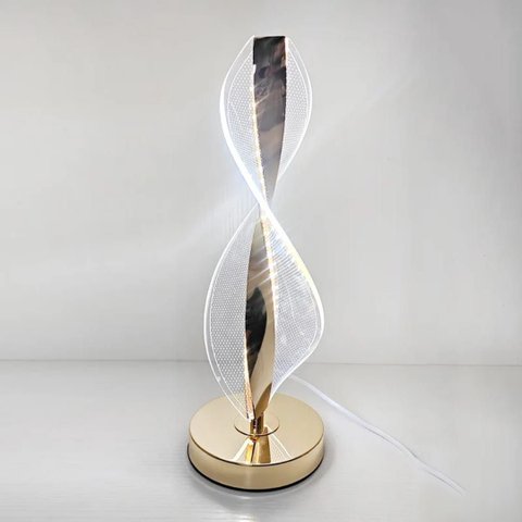 Luminária de Mesa de Led:prata