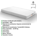 Ver imagem 6 de Colchão Solteiro Infantil de Espuma D20 188x88x12 Branco