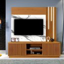 Ver imagem 2 de Estante Siena Home para TV até 59 Polegadas 2 Portas com LED Mavaular Cor Naturale BP Carrara