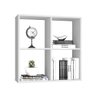 Nicho Colmeia Decorativo Para Quarto Sala De Estar Quadrado Euro 72x72 Cm C03 Branco - Lyam Decor - 1