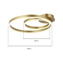 Ver imagem 3 de Plafon Skylight Hypnosis 3077 Led Bivolt Dourado Sky-3077do