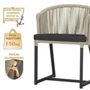 Ver imagem 3 de Mesa com 4 Cadeiras e Noronha Estofado 11 Trama Original Rami