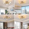 Lustre Sputnik Luminaria 5 Lampadas E27 Moderno Iluminaçao Casa Quarto Sala Ambiente Decoraçao Comer - 4