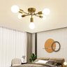 Lustre Sputnik Luminaria 5 Lampadas E27 Moderno Iluminaçao Casa Quarto Sala Ambiente Decoraçao Comer - 2