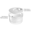 Ver imagem 2 de Secador de Saladas e Legumes com Escorredor 5,5l Clear Fresh 5,5l Branco Fechado