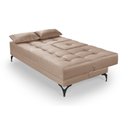 Ver imagem 6 de Sofá Cama Solteiro Colorado Reclinável 3 Posições em Suede: Bege