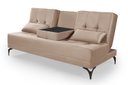 Ver imagem 1 de Sofá Cama Solteiro Colorado Reclinável 3 Posições em Suede: Bege