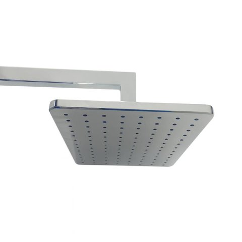 Chuveiro Ducha Retangular 175x275mm Alta Pressão Aquecedor Gás