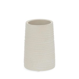 Copo Porta Escova de Dentes em Cimento Decor Bege Mart