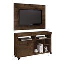 Ver imagem 4 de Rack Com Painel Gurupi Para Tv 42 Polegadas Jcm Movelaria Cacau/Grigio