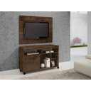 Ver imagem 2 de Rack Com Painel Gurupi Para Tv 42 Polegadas Jcm Movelaria Cacau/Grigio