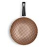 Planela Wok Flora Alumínio Cereja Superflon 24 Cm 2,8 Litros Mta - 2