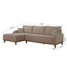 Sofá Albano Veludo 300cm Chaise Lado Esquerdo Meu Sofá Online - 5
