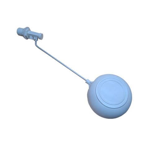 Torneira de Bóia para Caixa D'água 3/4 em Polipropileno:branca