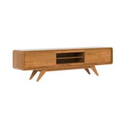 Rack para Tv Channel com 2,20 de Largura e Portas Basculantes - Nature - 2