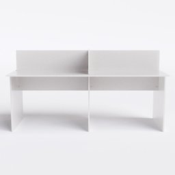 Estação de trabalho 4 Lugares Cor:Bianco - 2