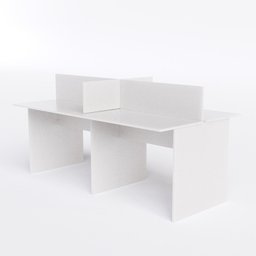 Estação de trabalho 4 Lugares Cor:Bianco - 1