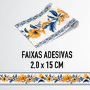 Ver imagem 4 de Faixa Decorativa Adesiva (autocolante) - Floral Amarelo Ouro