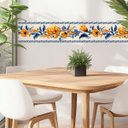 Ver imagem 1 de Faixa Decorativa Adesiva (autocolante) - Floral Amarelo Ouro