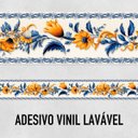 Ver imagem 2 de Faixa Decorativa Adesiva (autocolante) - Floral Amarelo Ouro