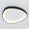 Lustre Plafon Sobrepor Seixos Led Moderno 3000k 28w Preto - 5