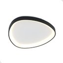 Ver imagem 1 de Lustre Plafon Sobrepor Seixos Led Moderno 3000k 28w Preto