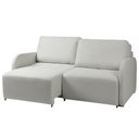 Ver imagem 2 de Sofá 2 Lugares Retrátil Reclinável para Sala de Estar 176cm Luzon K01 Linho Soft Creme - Lyam Decor