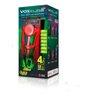 Caixa de Som Bluetooth 12Watts Superbass com Visor SD USB Fm - Vermelho - Dc5V - 2