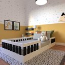 Ver imagem 2 de Cama Infantil Montessoriana Solteiro Sol