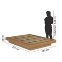 Ver imagem 4 de Cama Casal/Queen Tarumã CabeCasa MadeiraOriginals