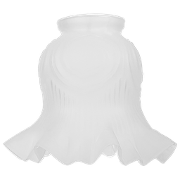 Tulipa Caracol com Colar Fosca P/ Pendente Lustre Arandela - 1