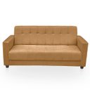 Ver imagem 5 de Sofá + 2 Poltrona para Sala de Estar Moderno Confortável Veneza Suede